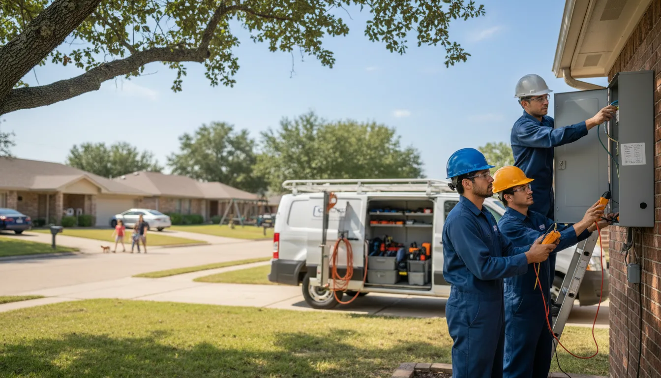 Certified electrician providing emergency electrical services in Iowa, LA